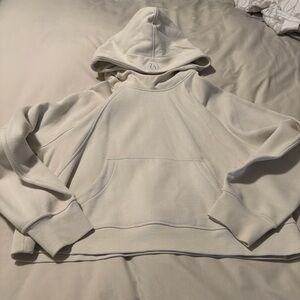 Lululemon Athletica Cream scuba Hoodie